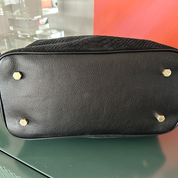 Nanette Lepore embossed suede handbag - Picture 5 of 7